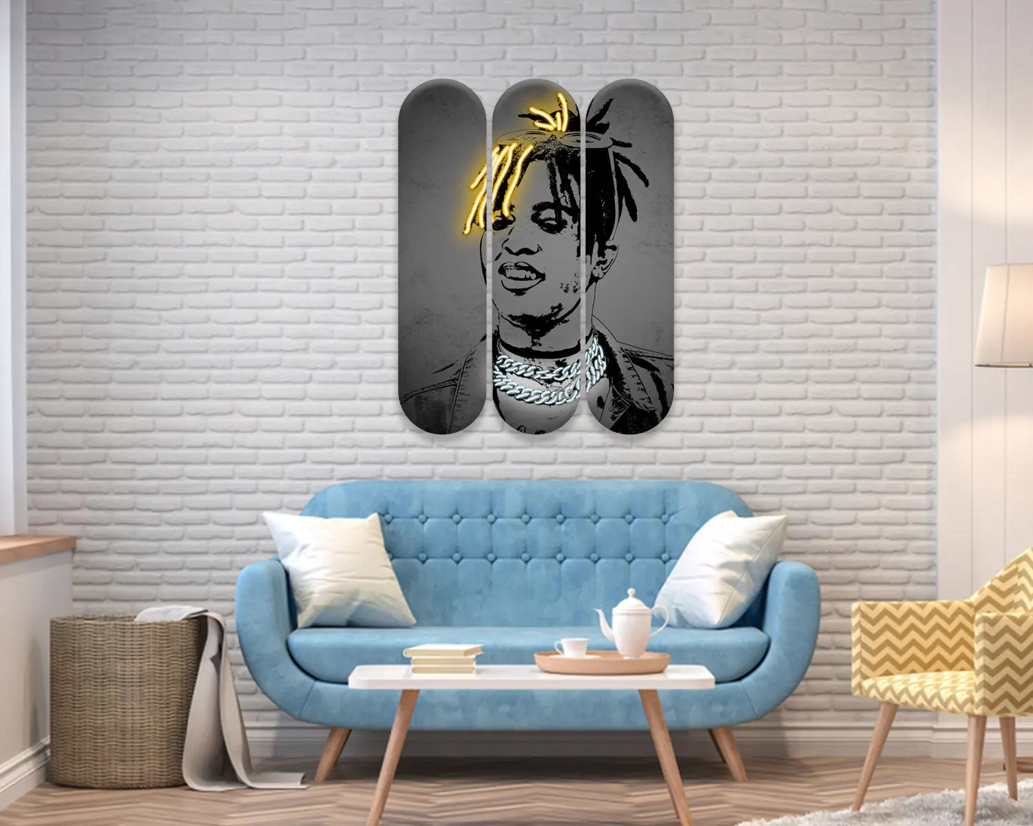 XXXtentacion Acrylic Skateboard Wall Art 