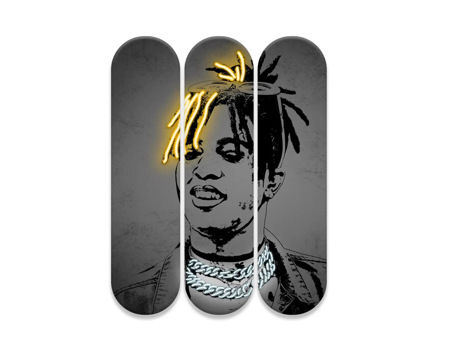 XXXtentacion Acrylic Skateboard Wall Art 