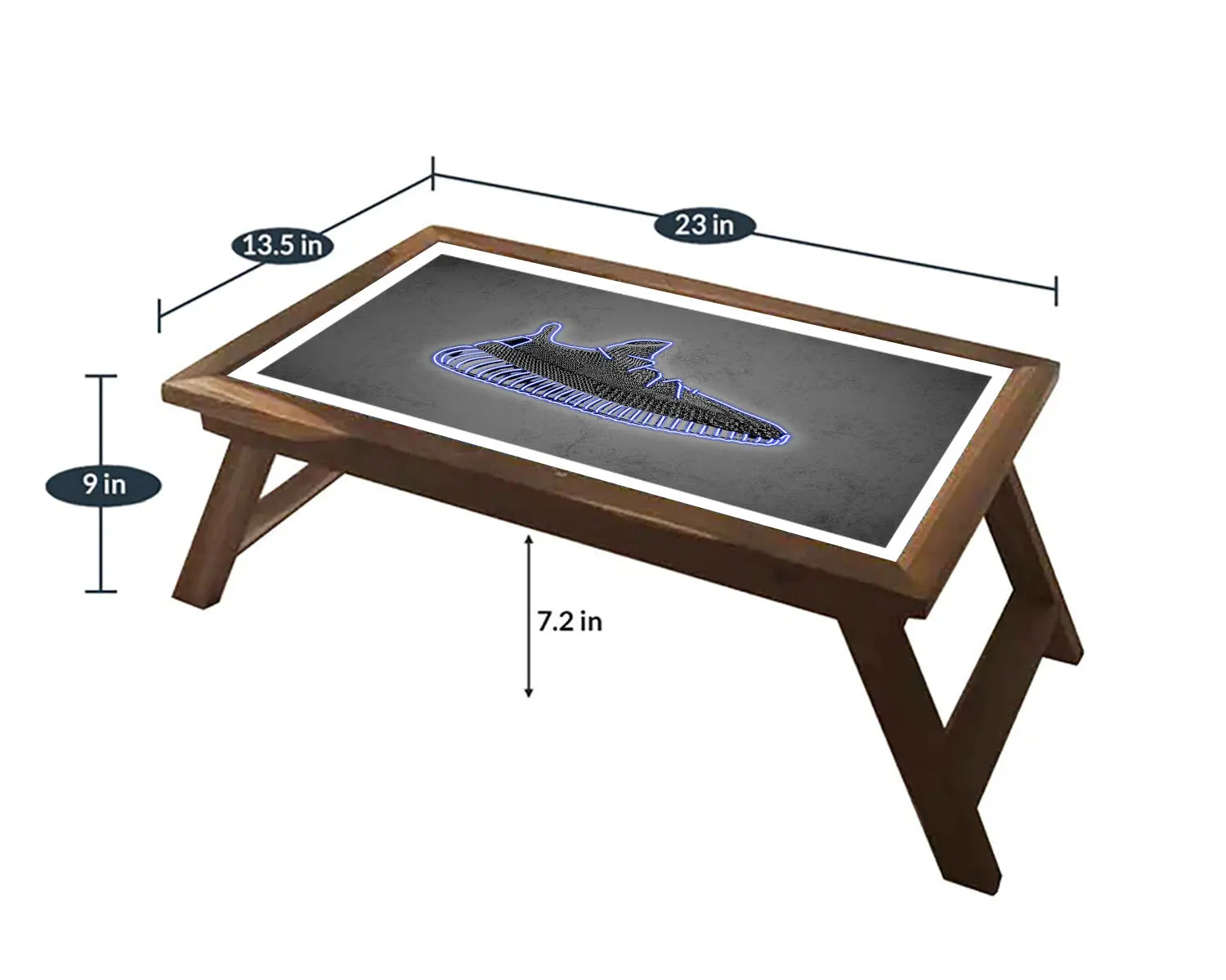 Yeezy Shoes White Neon Effect Coffee and Laptop Table 