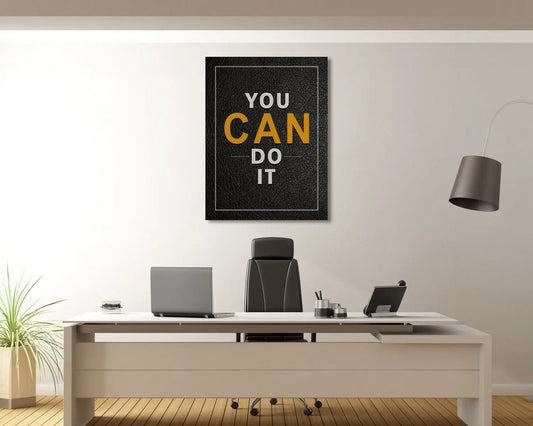 You can do it Canvas Wall Art