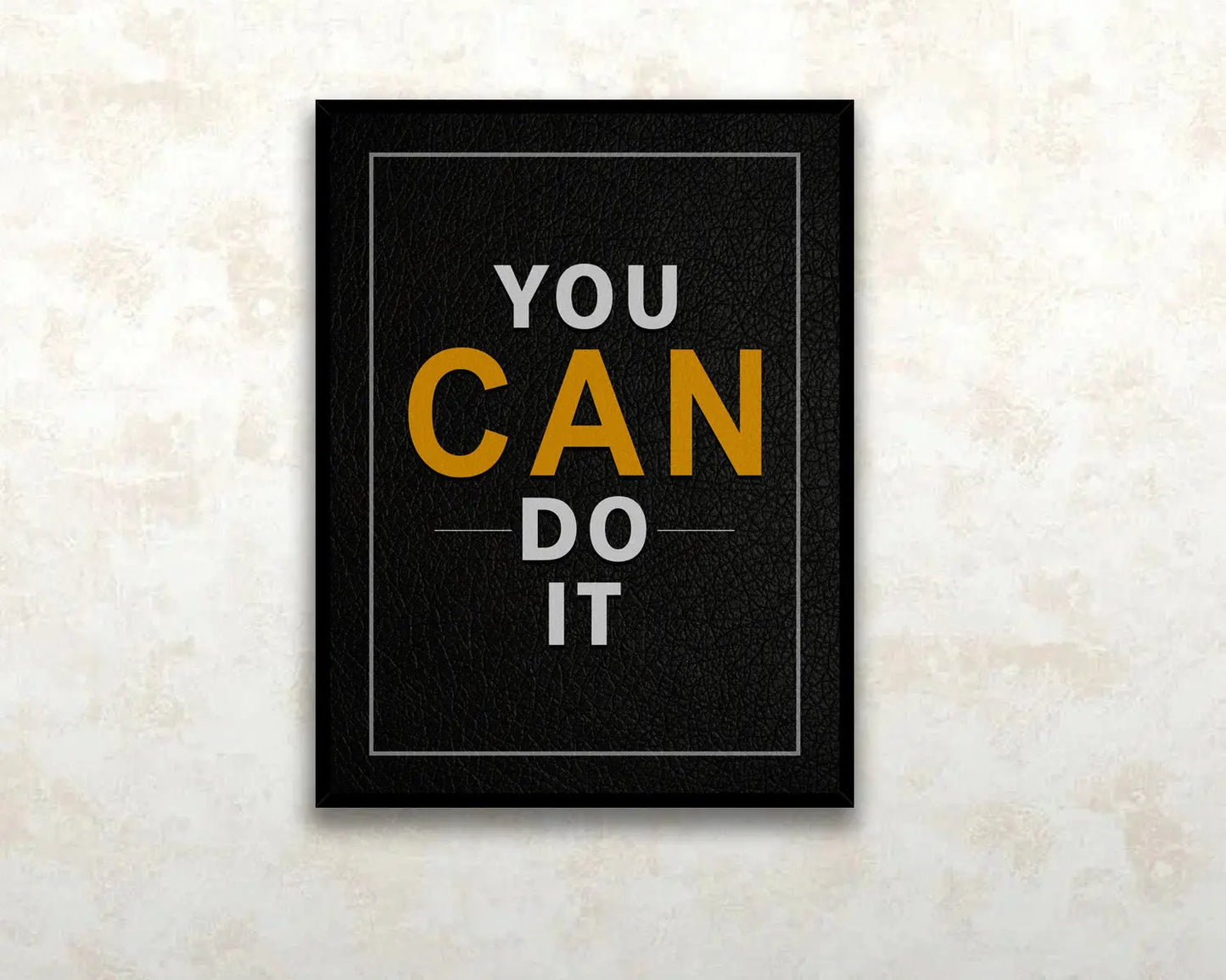 You can do it Canvas Wall Art 