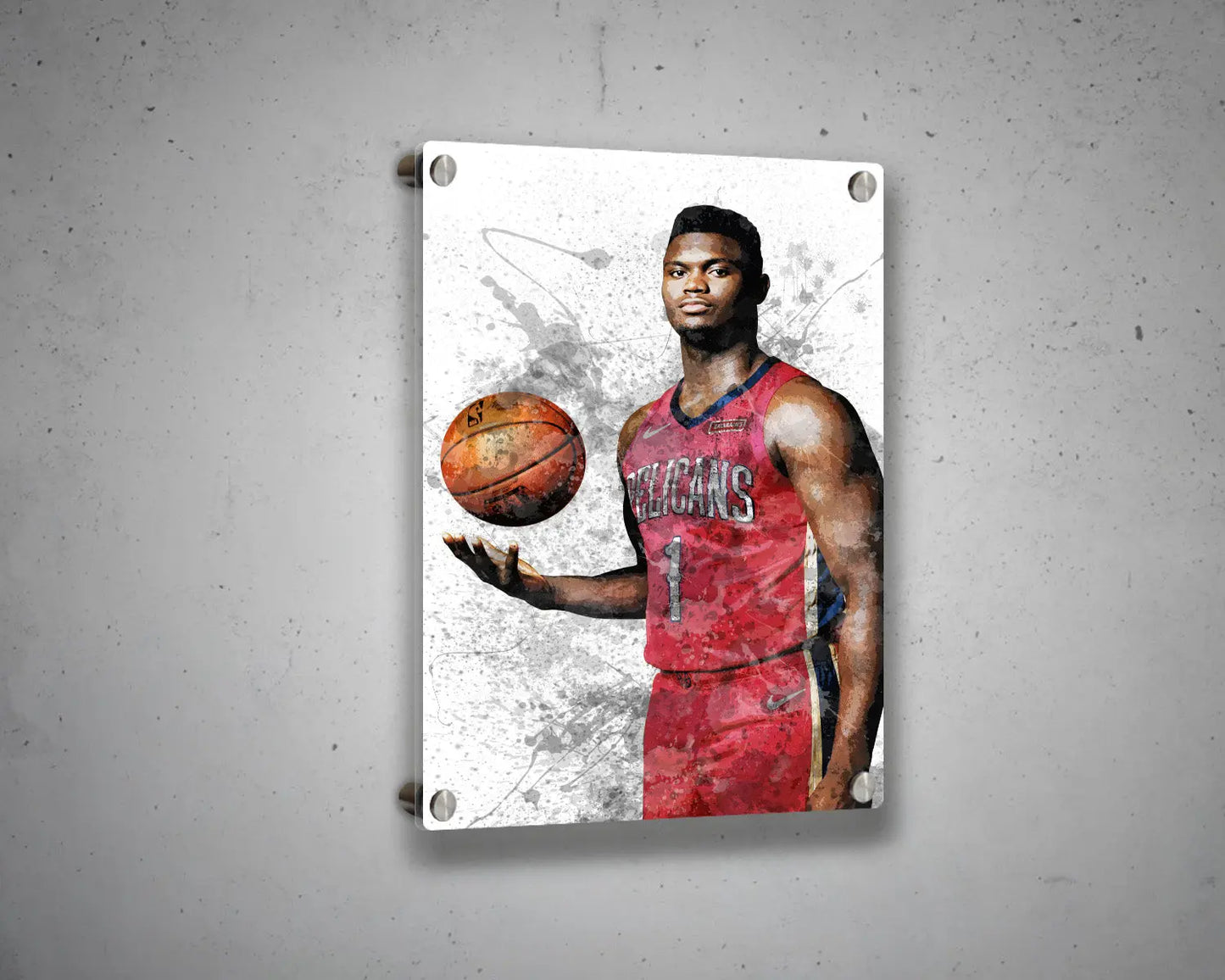 Zion Williamson Canvas Wall Art 