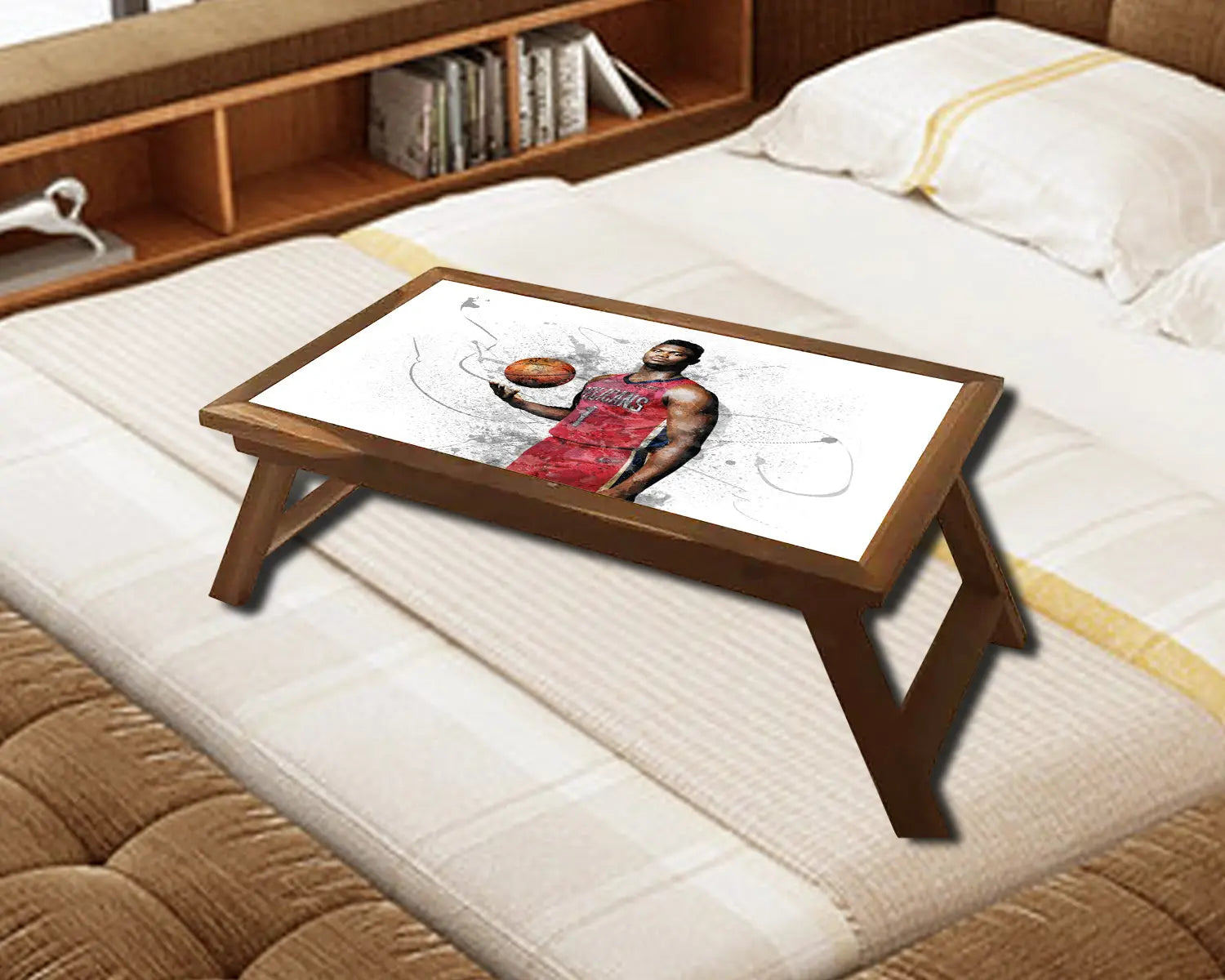 Zion Williamson Splash Effect Coffee and Laptop Table 