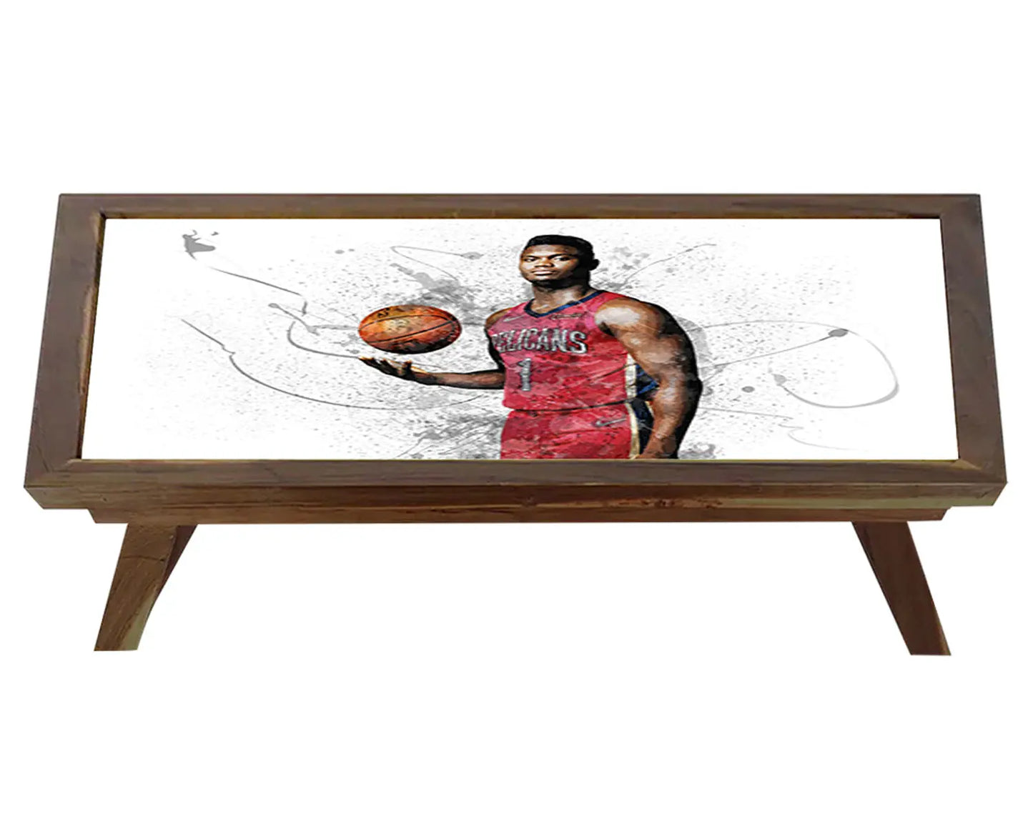 Zion Williamson Splash Effect Coffee and Laptop Table 