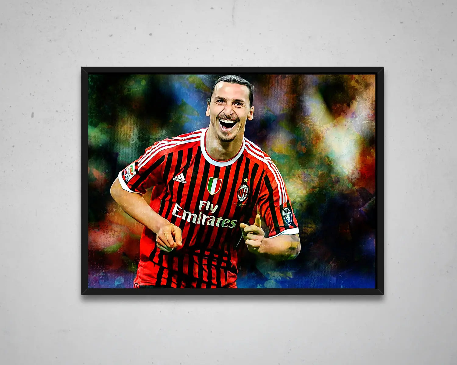 Zlatan Librahimovic Multicolour Wall Art 