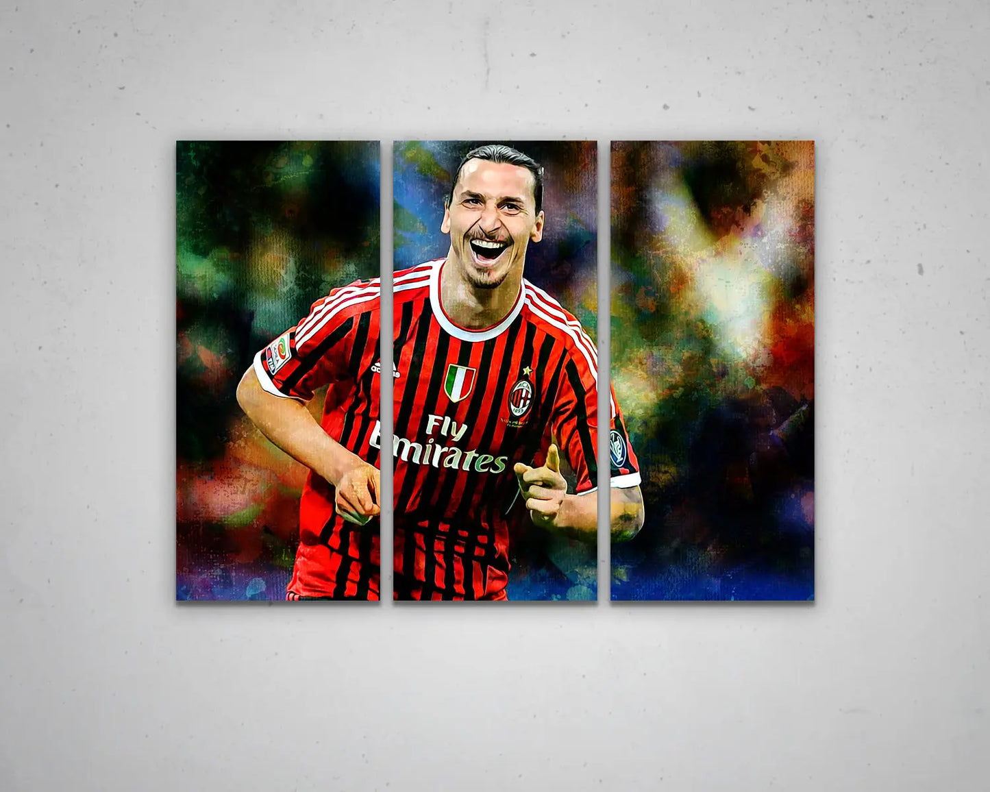 Zlatan Librahimovic Multicolour Wall Art 