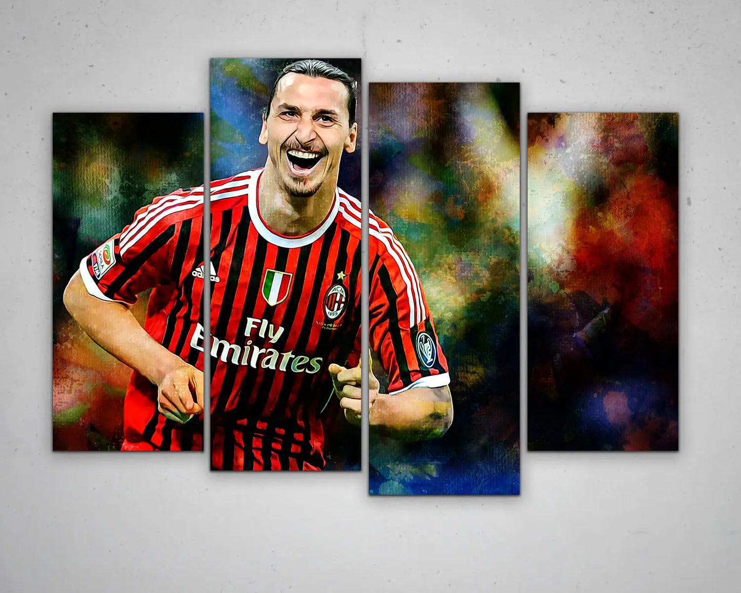 Zlatan Librahimovic Multicolour Wall Art 