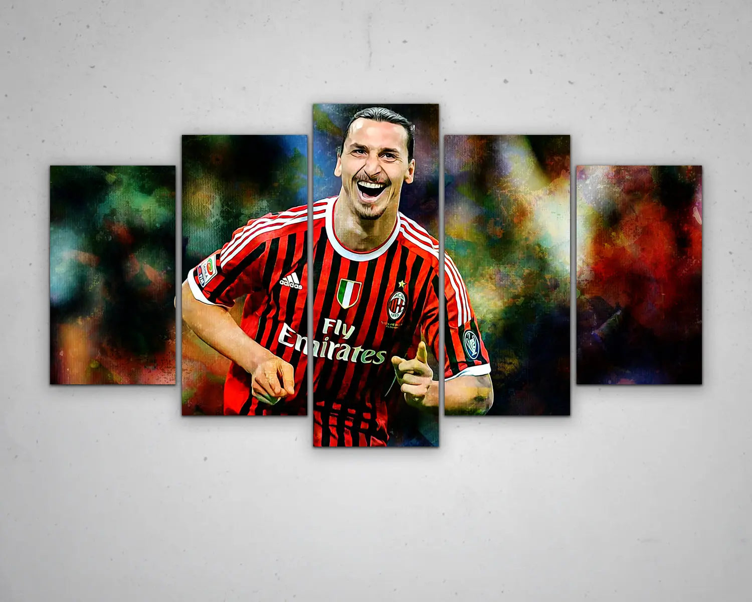Zlatan Librahimovic Multicolour Wall Art 
