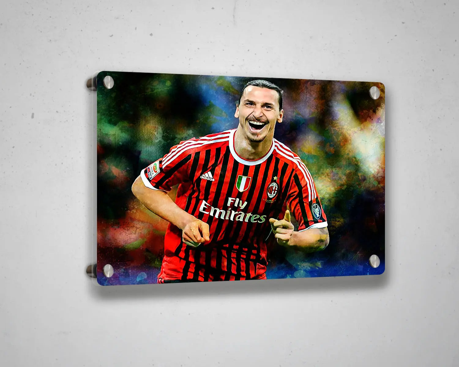 Zlatan Librahimovic Multicolour Wall Art 