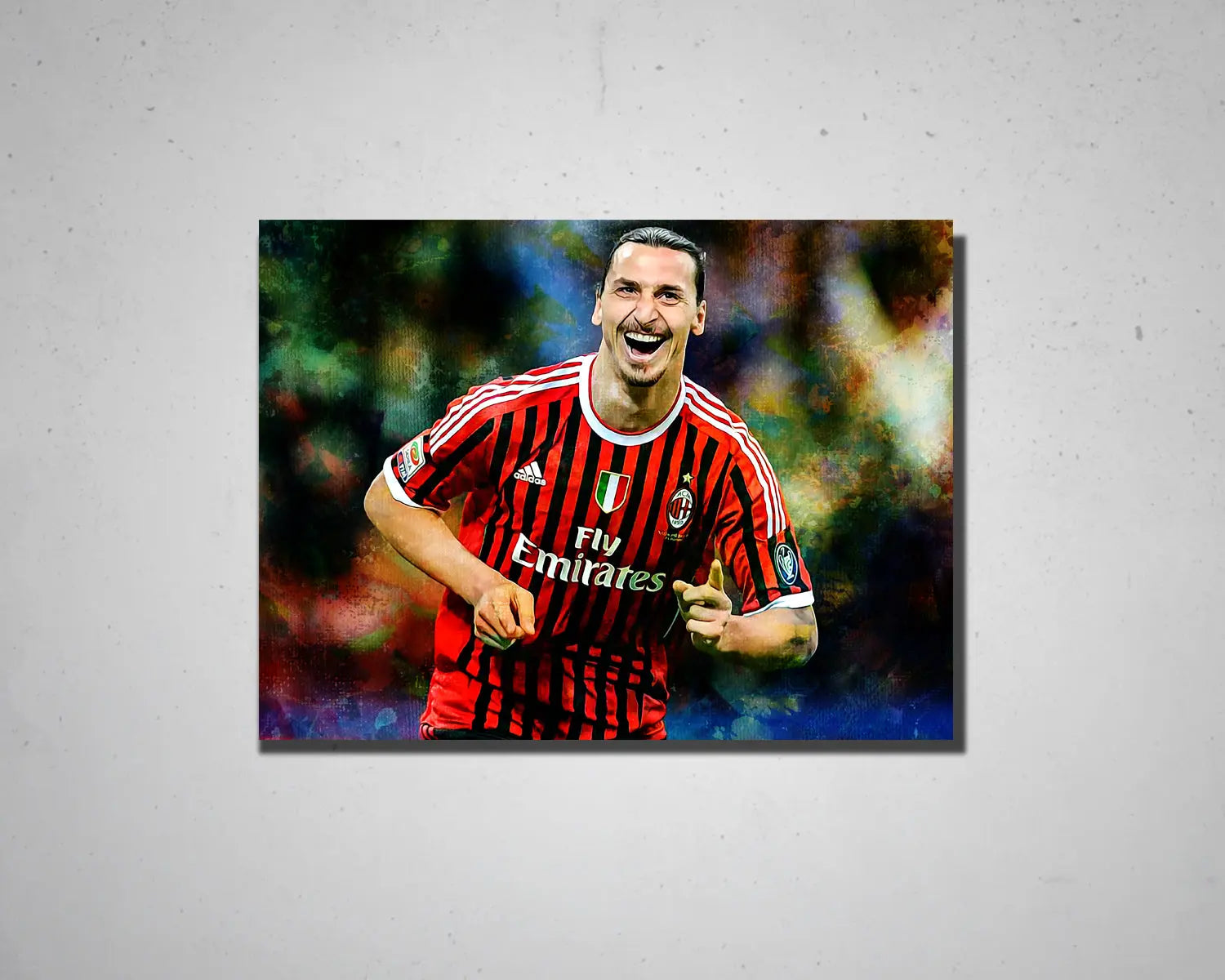 Zlatan Librahimovic Multicolour Wall Art 