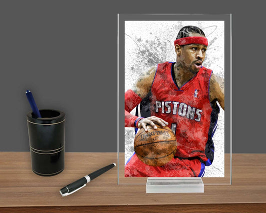 Allen Iverson Splash Effect Acrylic Table Top