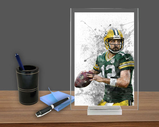 Aaron Rodgers Splash Effect Acrylic Table Top