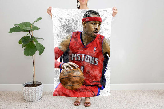 Allen Iverson Fleece Blanket