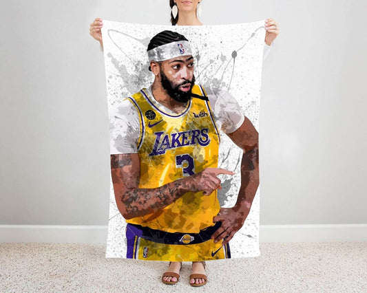 Anthony Davis  Fleece Blanket Style 2