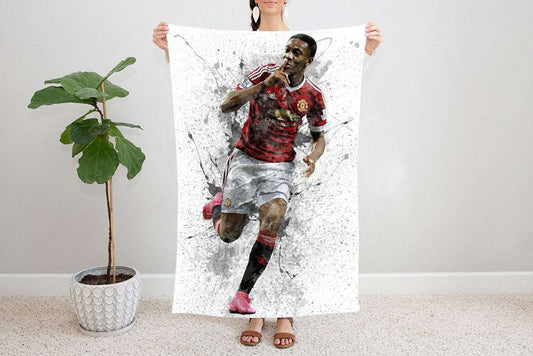 Anthony Martial Fleece Blanket