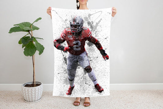 Chase Young Splash Effect Fleece Blanket