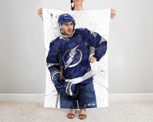Brayden Point Splash Effect Fleece Blanket