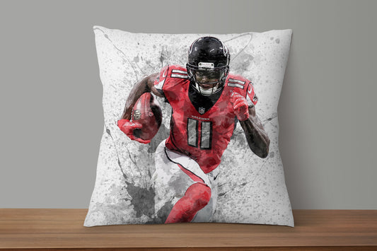 Julio Jones Splash Effect Pillow 