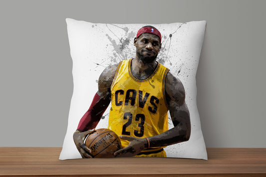 LeBron James Splash Effect Pillow 