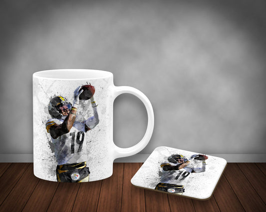 JuJu Smith-Schuster Splash Effect Mug and Coaster