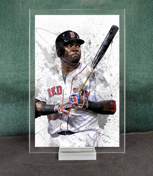 David Ortiz Splash Effect Acrylic Table Top