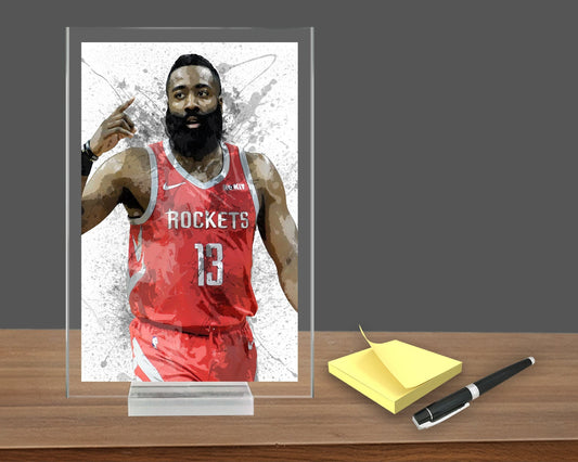 James Harden Splash Effect Acrylic Table Top