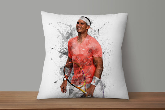 Rafael Nadal Splash Effect Pillow 