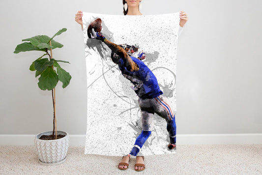 Odell Beckham Jr. Splash Effect Fleece Blanket