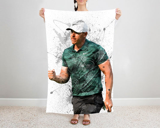 Brooks Koepka Splash Effect Fleece Blanket 