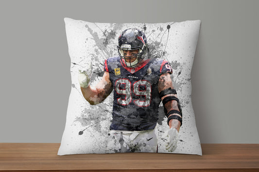 J.J. Watt Splash Effect Pillow