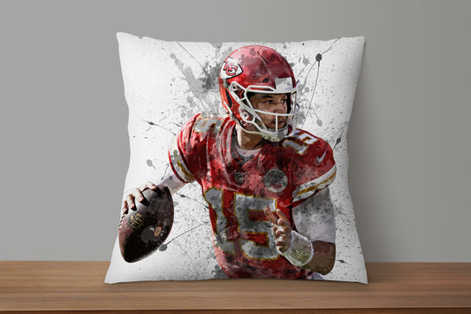 Patrick Mahomes Splash Effect Pillow