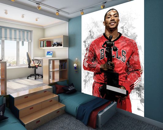 Derrick Rose Splash Effect Wallpaper