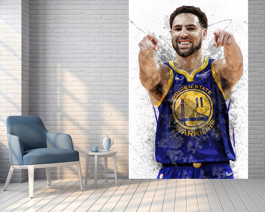 Klay Thompson Splash Effect Wallpaper