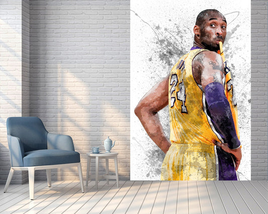 kobe bryant Splash Effect Wallpaper