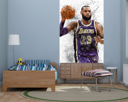 Lebron james Splash Effect Wallpaper