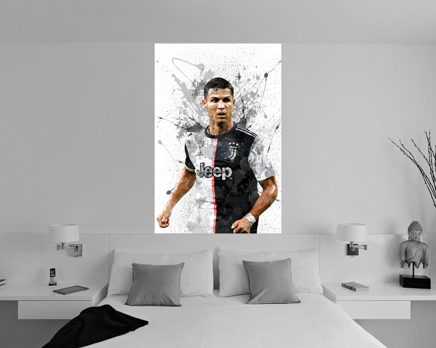 Cristiano Ronaldo Splash Effect Wallpaper 