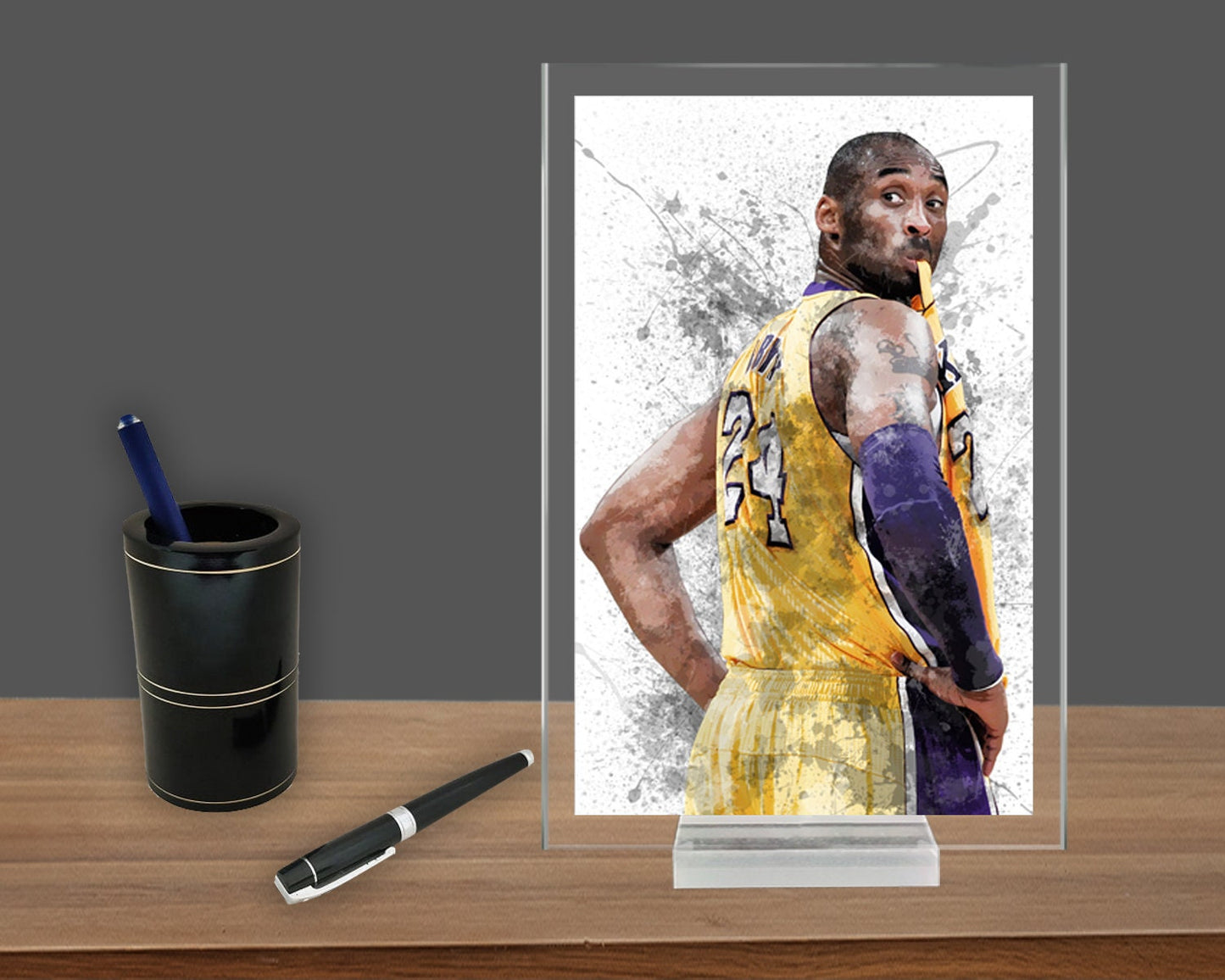 Kobe Bryant Splash Effect Acrylic Table Top 