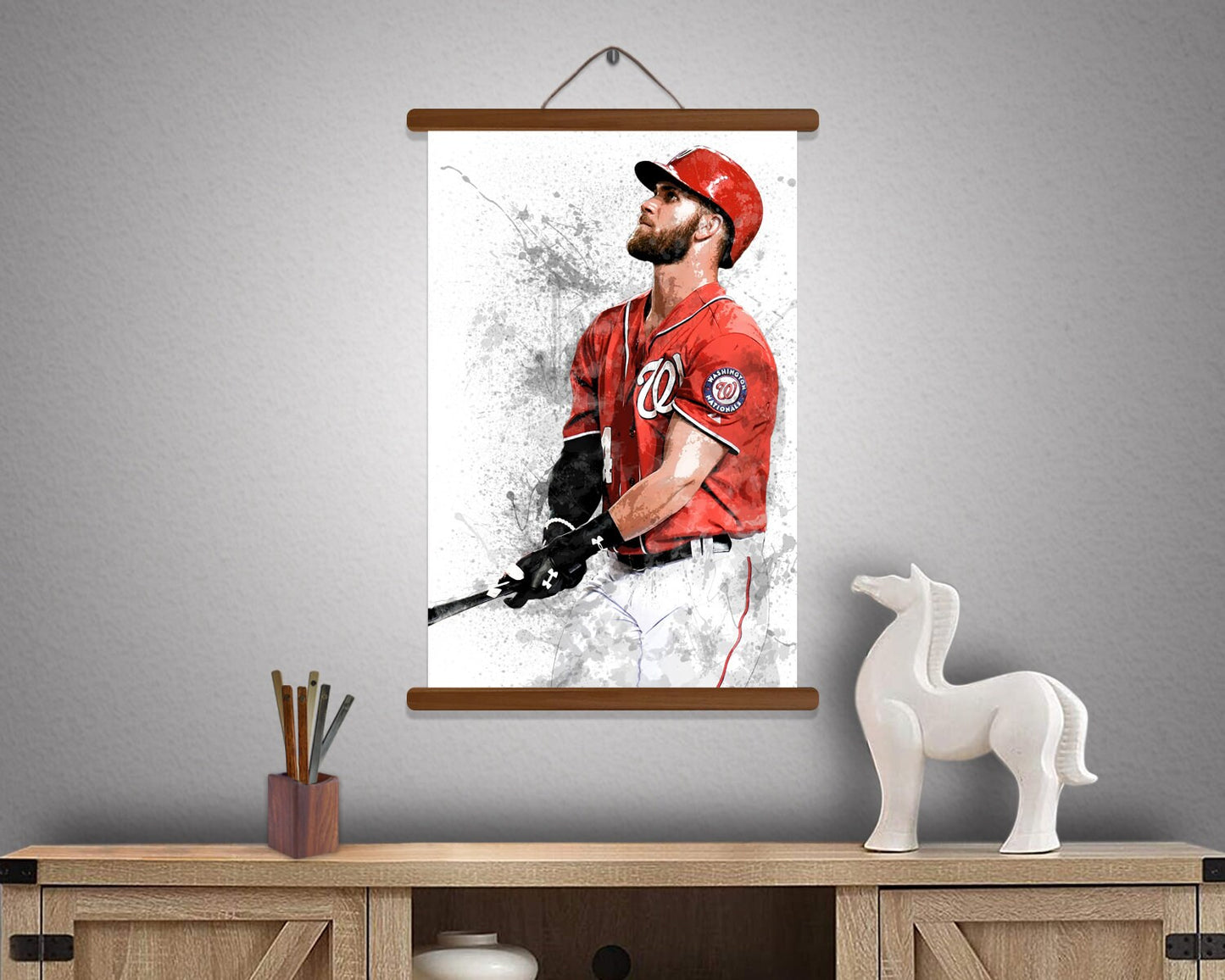 Bryce Harper Hanging Frame Wall Art 