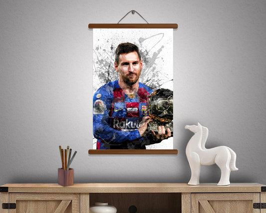 Lionel Messi Hanging Frame