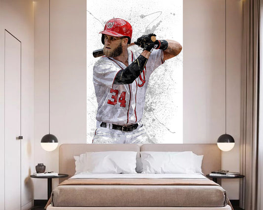 Bryce Harper Splash Effect Wallpaper Style 2