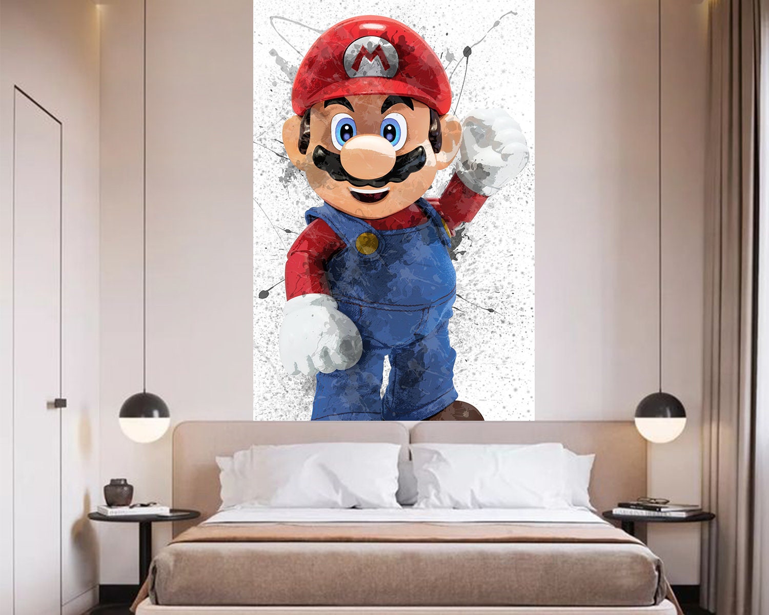Mario Splash Effect Wallpaper 