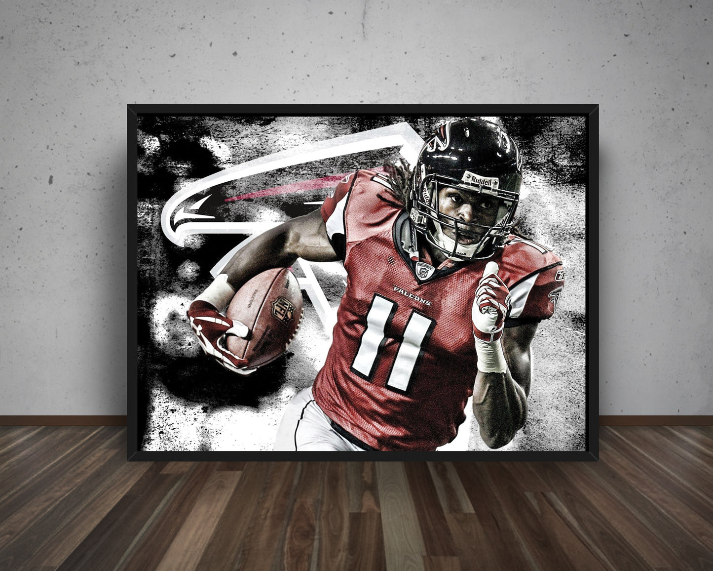 Julio Jones Black & White Canvas Art 