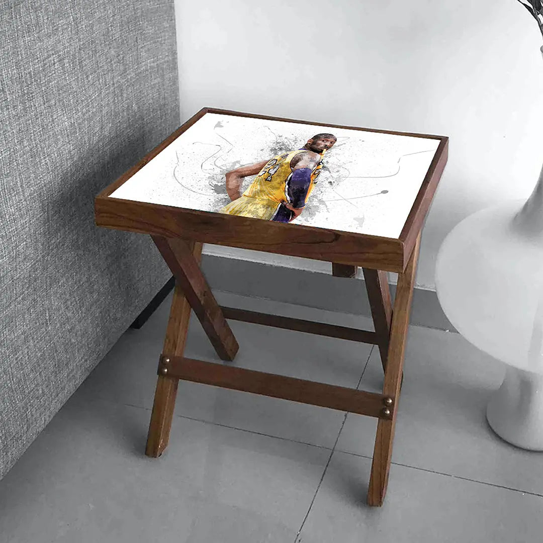 kobe bryant Splash Effect Coffee and Laptop Table 