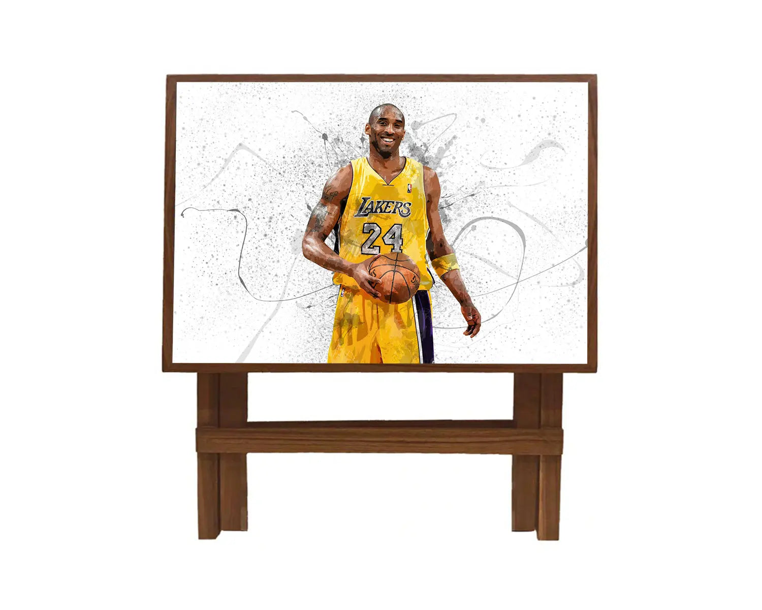kobe bryant Splash Effect Coffee and Laptop Table 