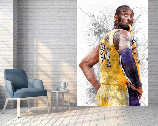 kobe bryant Splash Effect Wallpaper