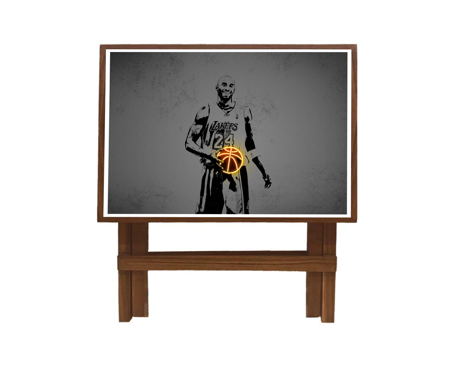 Kobe Bryant Neon Effect Coffee and Laptop Table 
