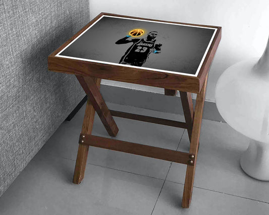 LeBron James Neon Effect Coffee and Laptop Table 