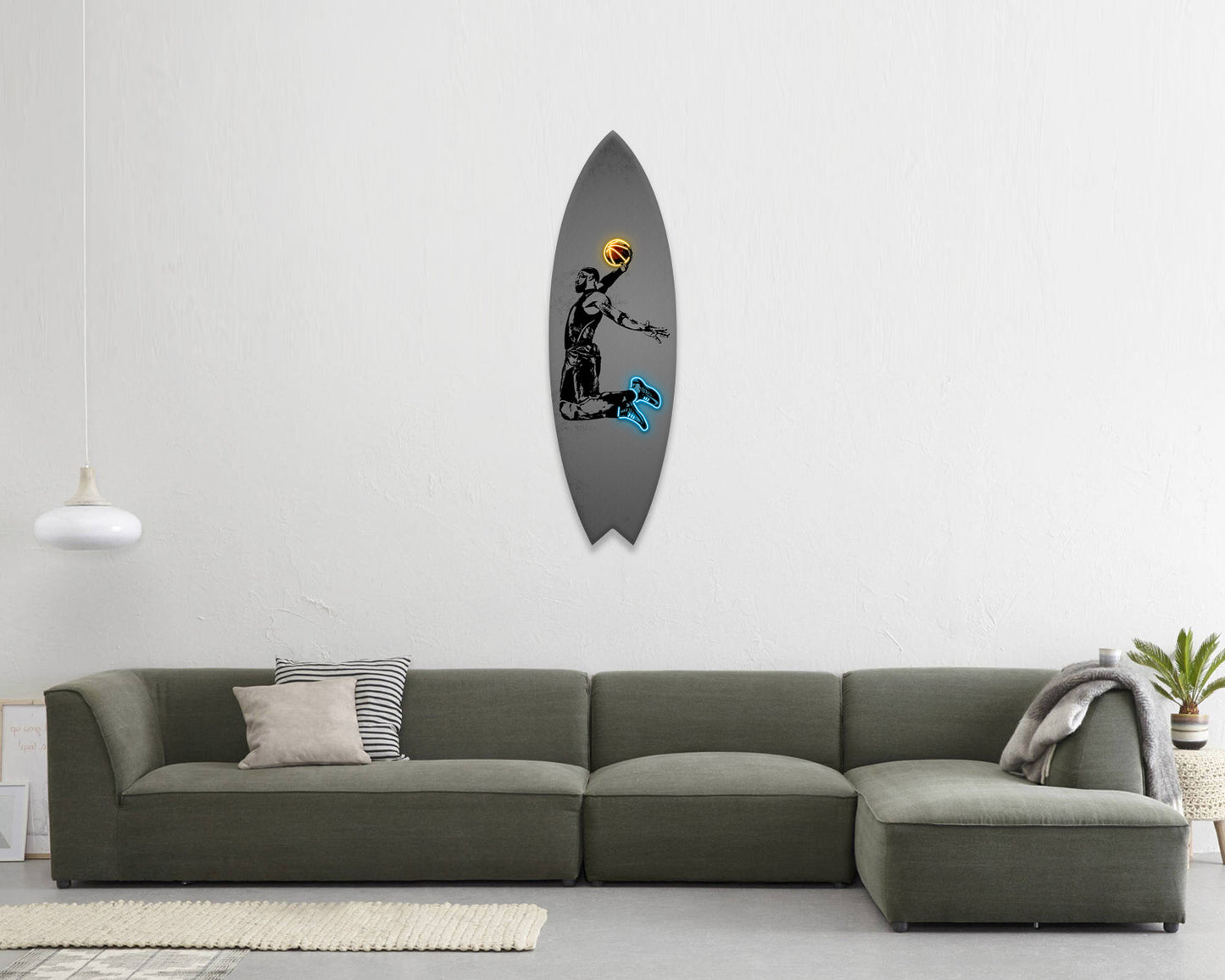 Lebron James Acrylic Surfboard Wall Art 