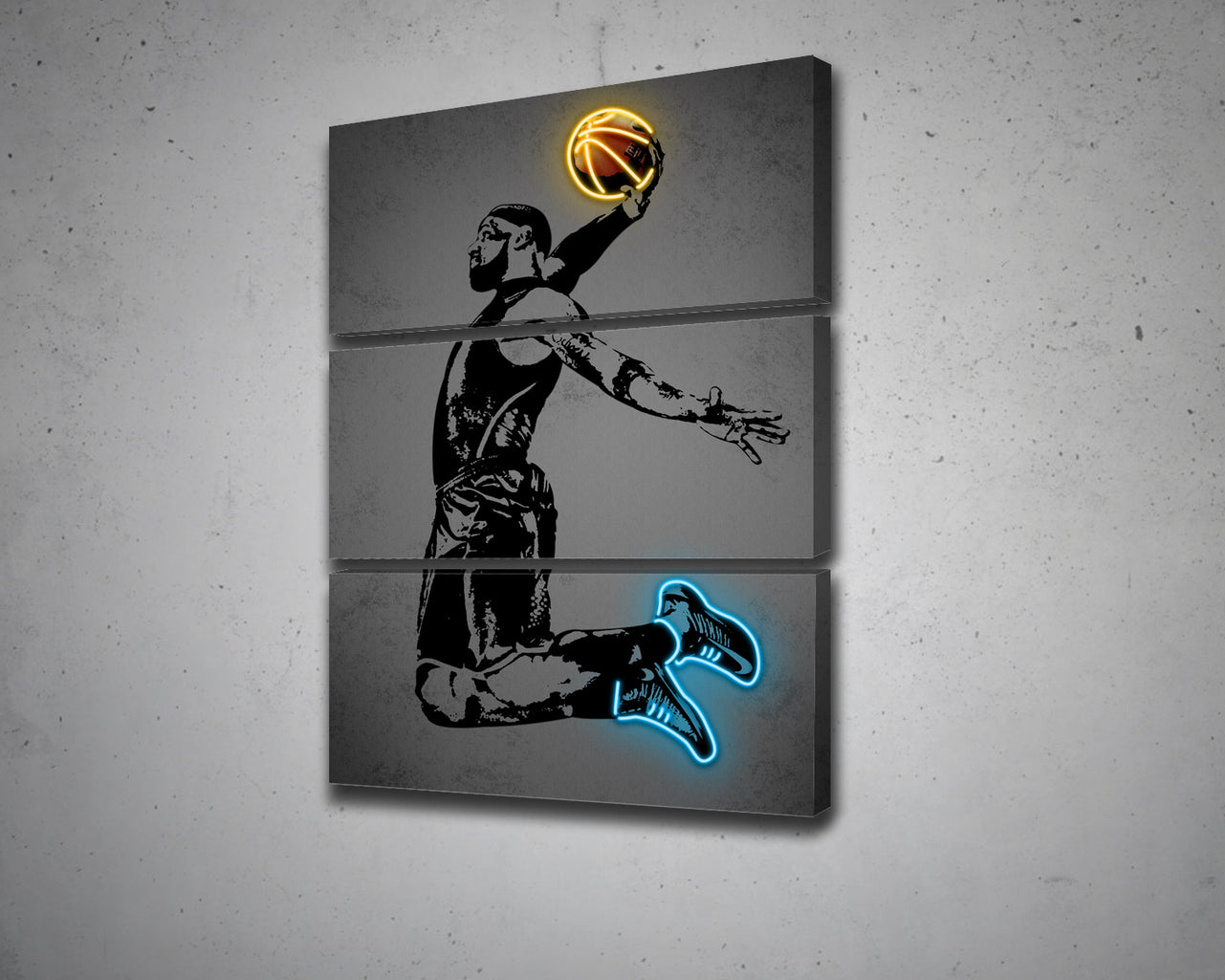 LeBron James Canvas Wall Art
