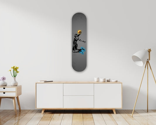 Lebron James Acrylic Skateboard Wall Art